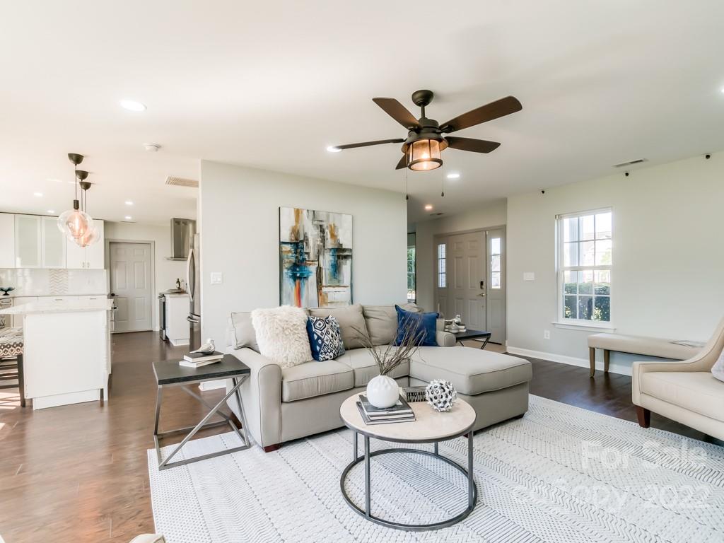 5510 Rogers Road Indian Trail, NC 28079 - Photo 9 of 35 a living room with furniture and a large window