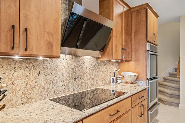 a car parked in a garage