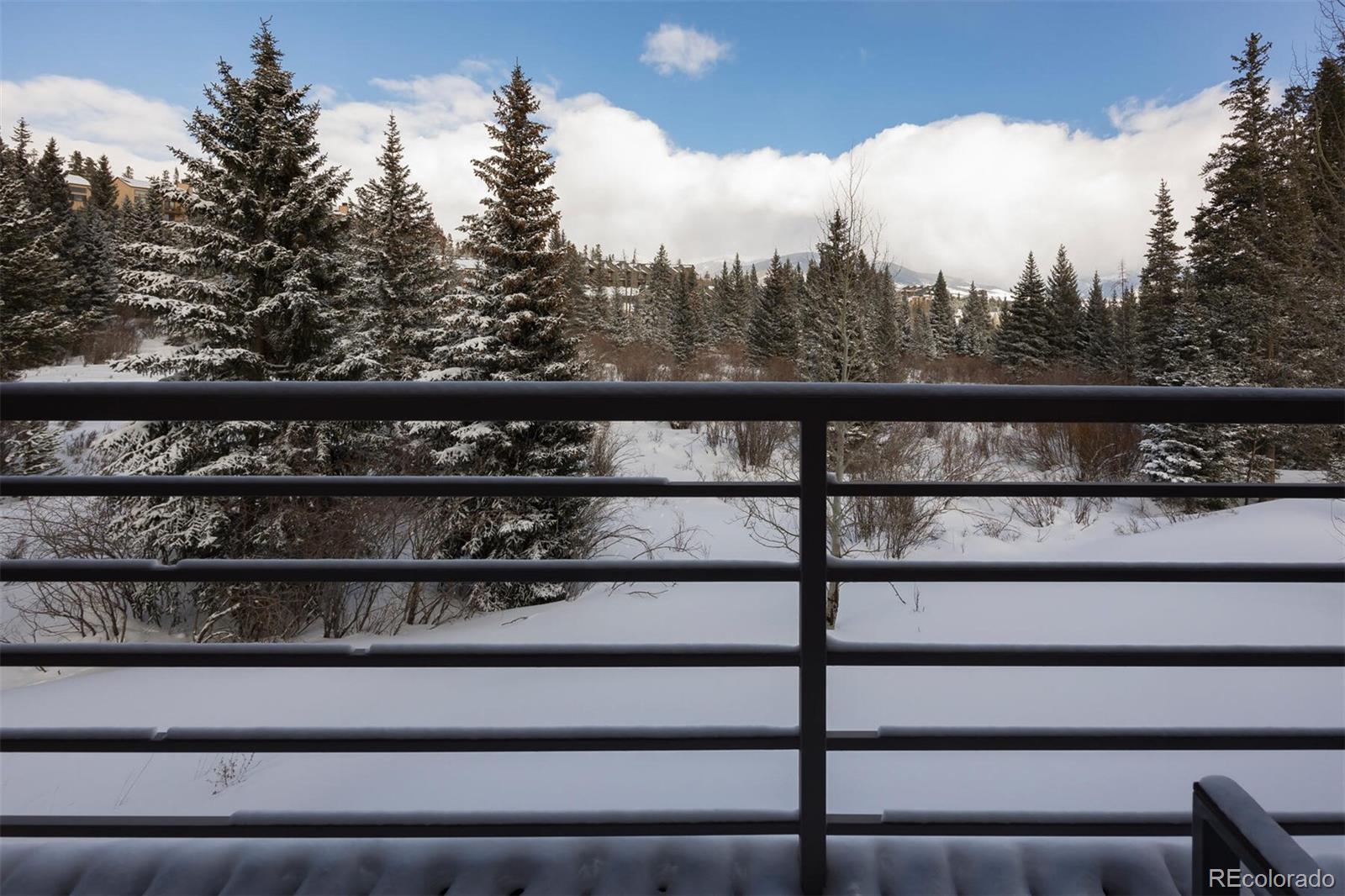 10000 Ryan Gulch Road, Unit 105 Silverthorne, CO 80498 - Photo 16 of 40 a view of city from a balcony