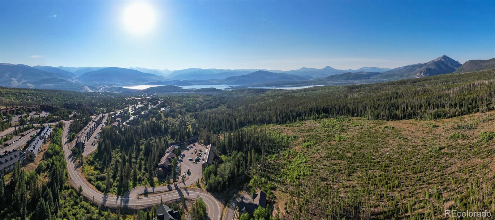 10000 Ryan Gulch Road, Unit 105 Silverthorne, CO 80498 - Photo 23 of 40 a view of a lot of trees and mountains