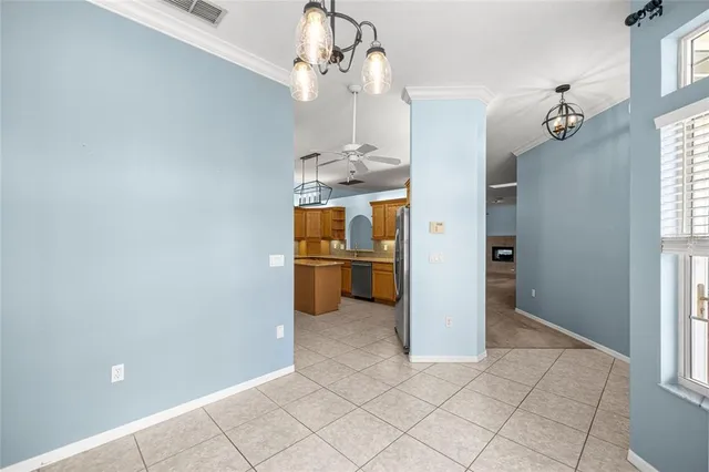 a view of a kitchen with a sink
