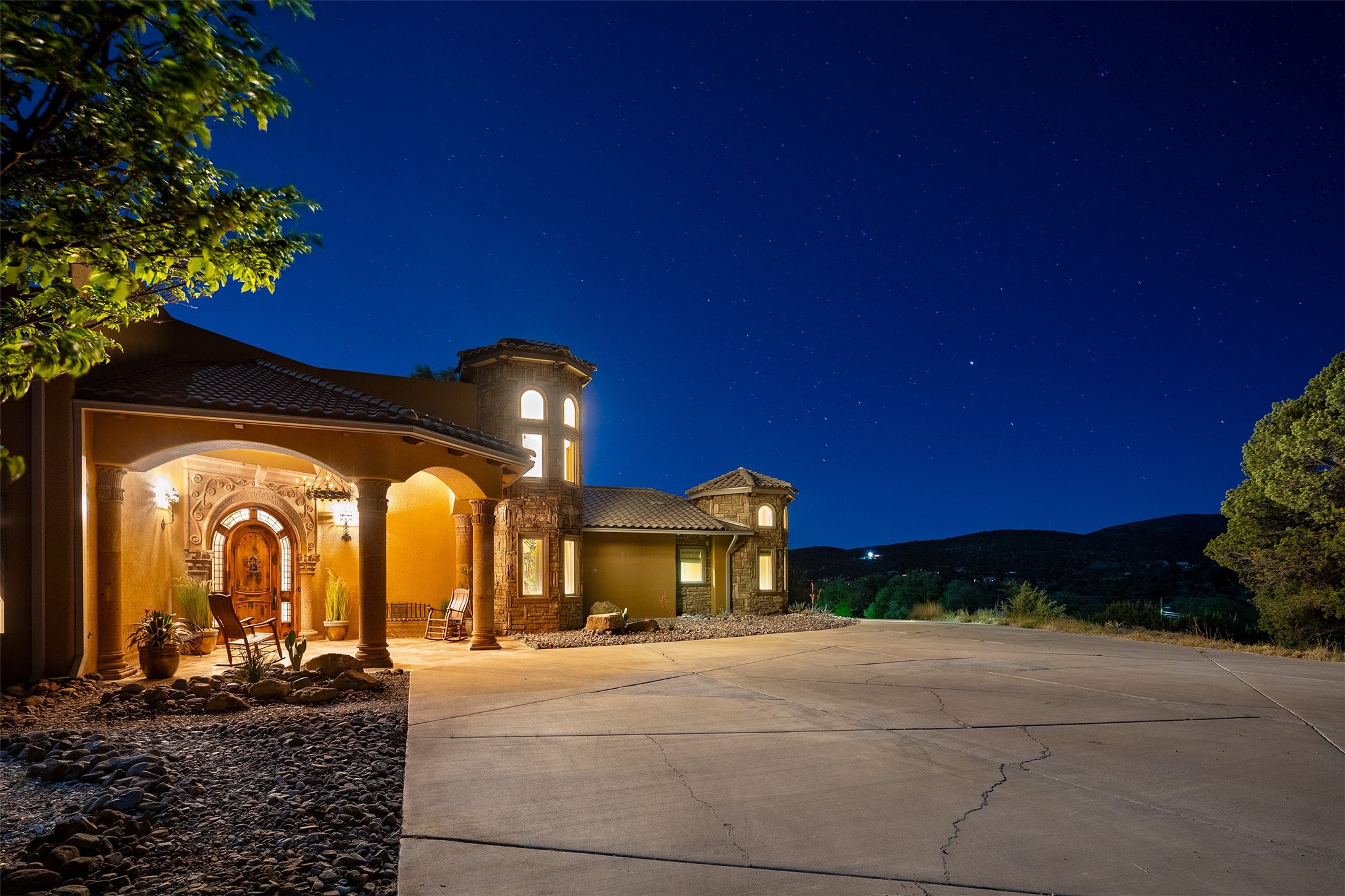 3120 Little Walnut Road Silver City, NM 88061 - Photo 80 of 88 Exterior Side Facade Evening