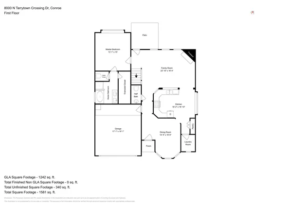 $2,100 | 8000 North Tarrytown Crossing Drive, Conroe, TX 77304
