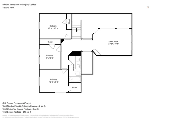 $2,100 | 8000 North Tarrytown Crossing Drive, Conroe, TX 77304