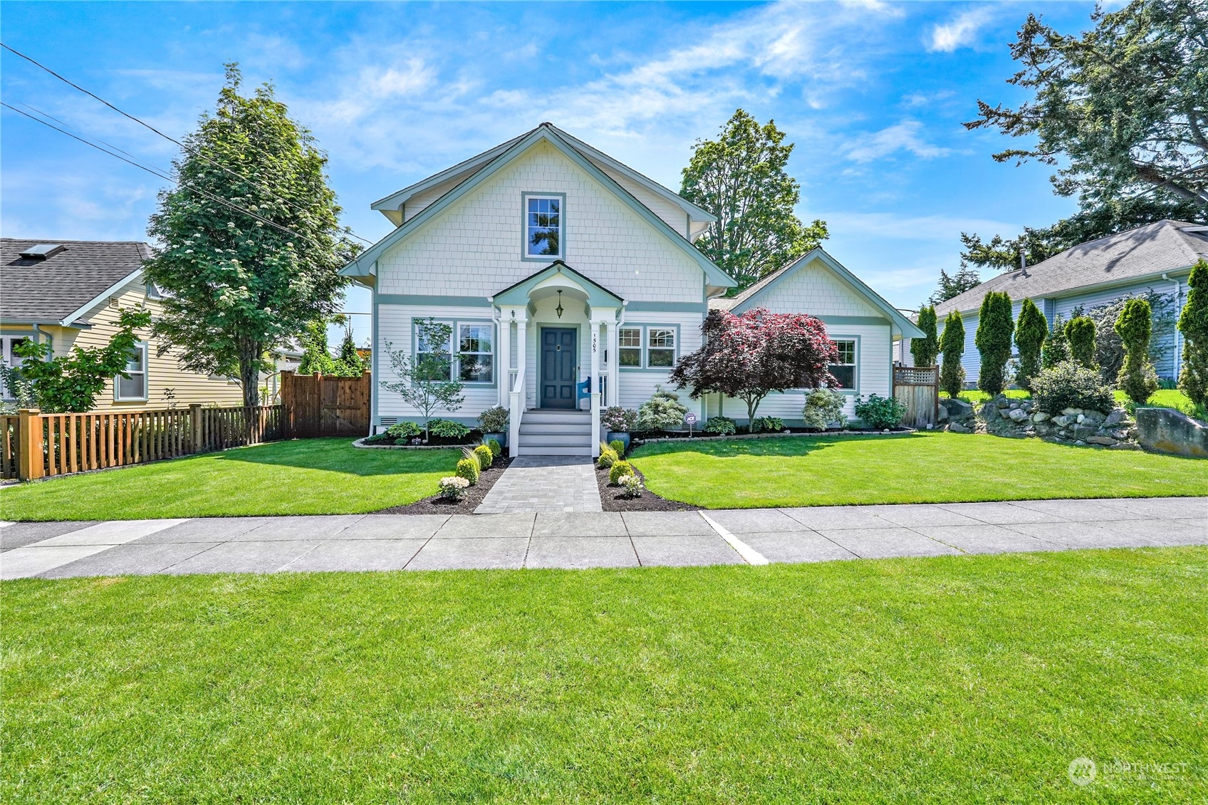 1505 9th Street Anacortes, WA 98221 - Photo 37 of 40 a view of a house with a big yard