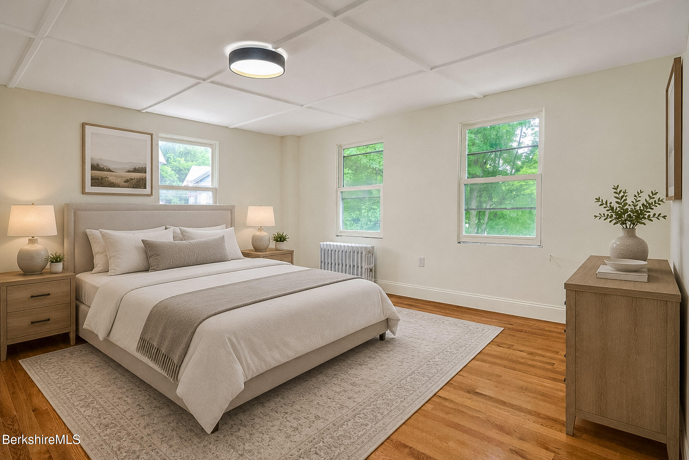 83 Chestnut Street, Unit UPPR North Adams, MA 01247 - Photo 17 of 23 Bedroom Virtual Staged