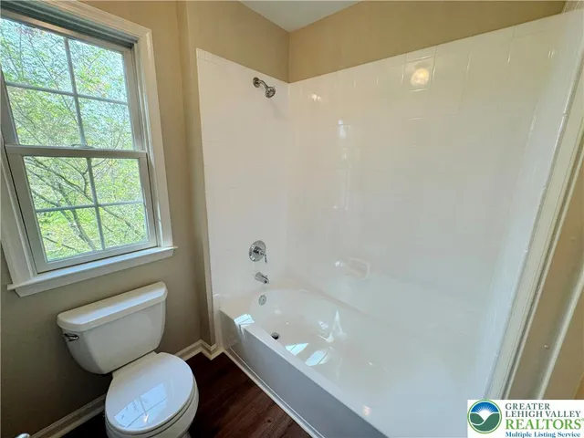 an empty room with a natural light