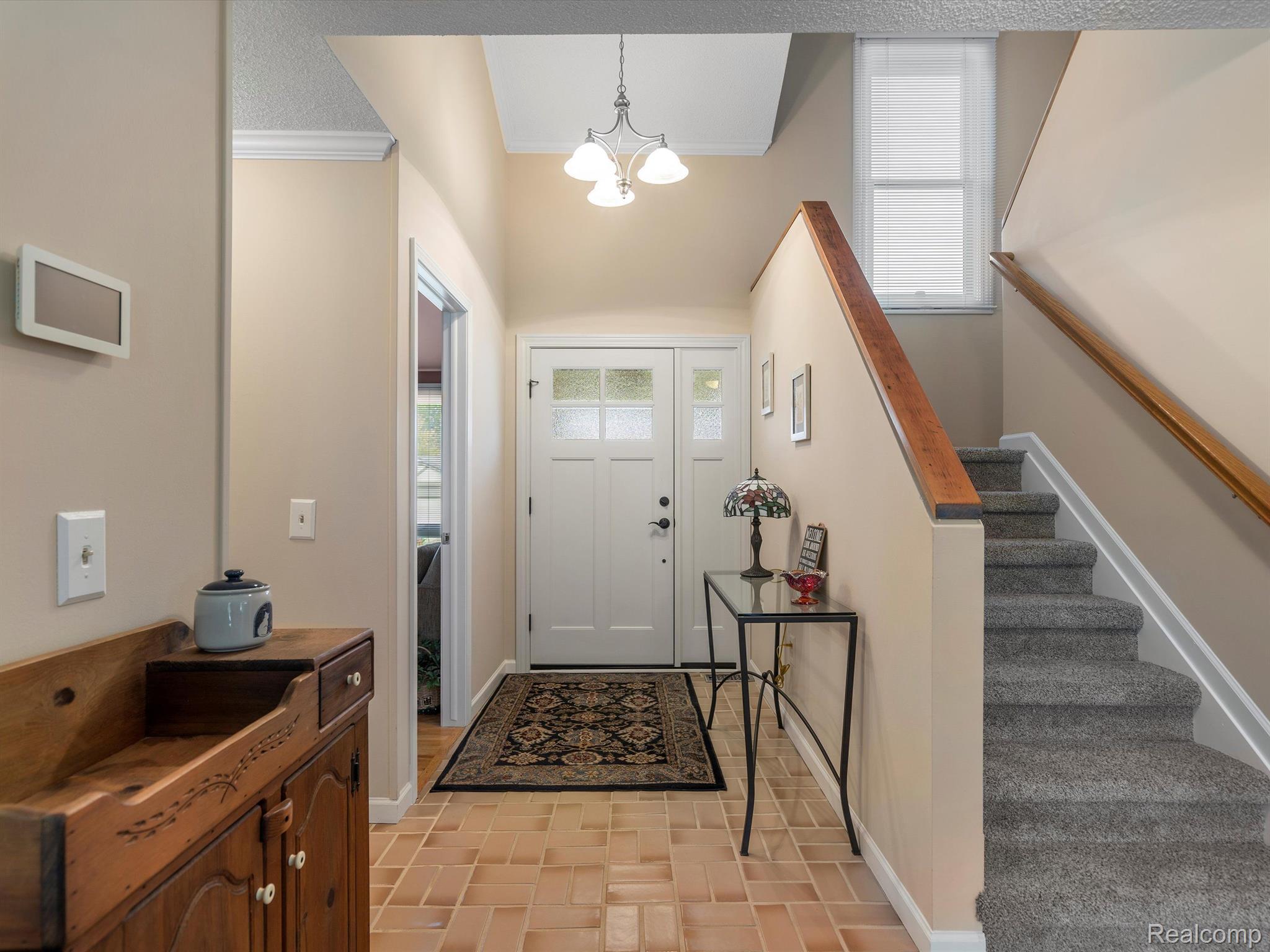 846 Stag Ridge Road Rochester, MI 48309 - Photo 9 of 42 2 Story Foyer view from Family Room