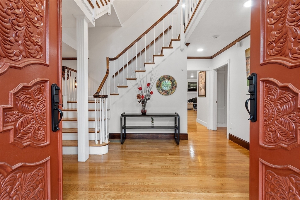 a view of entryway and hall