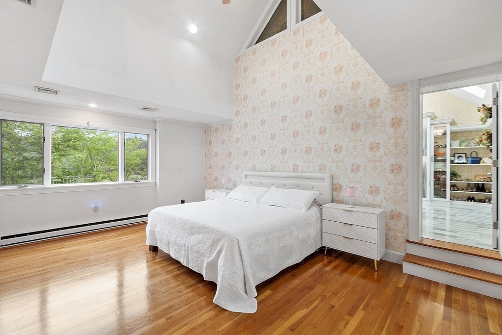 34 Wildmeadow Road Boxford, MA 01921 - Photo 22 of 40 a bedroom with a bed and a large window