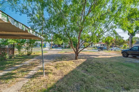 a view of yard with tree