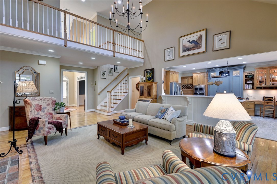 1613 River Ridge Williamsburg, VA 23185 - Photo 15 of 82 Living area with light wood-style flooring, orname