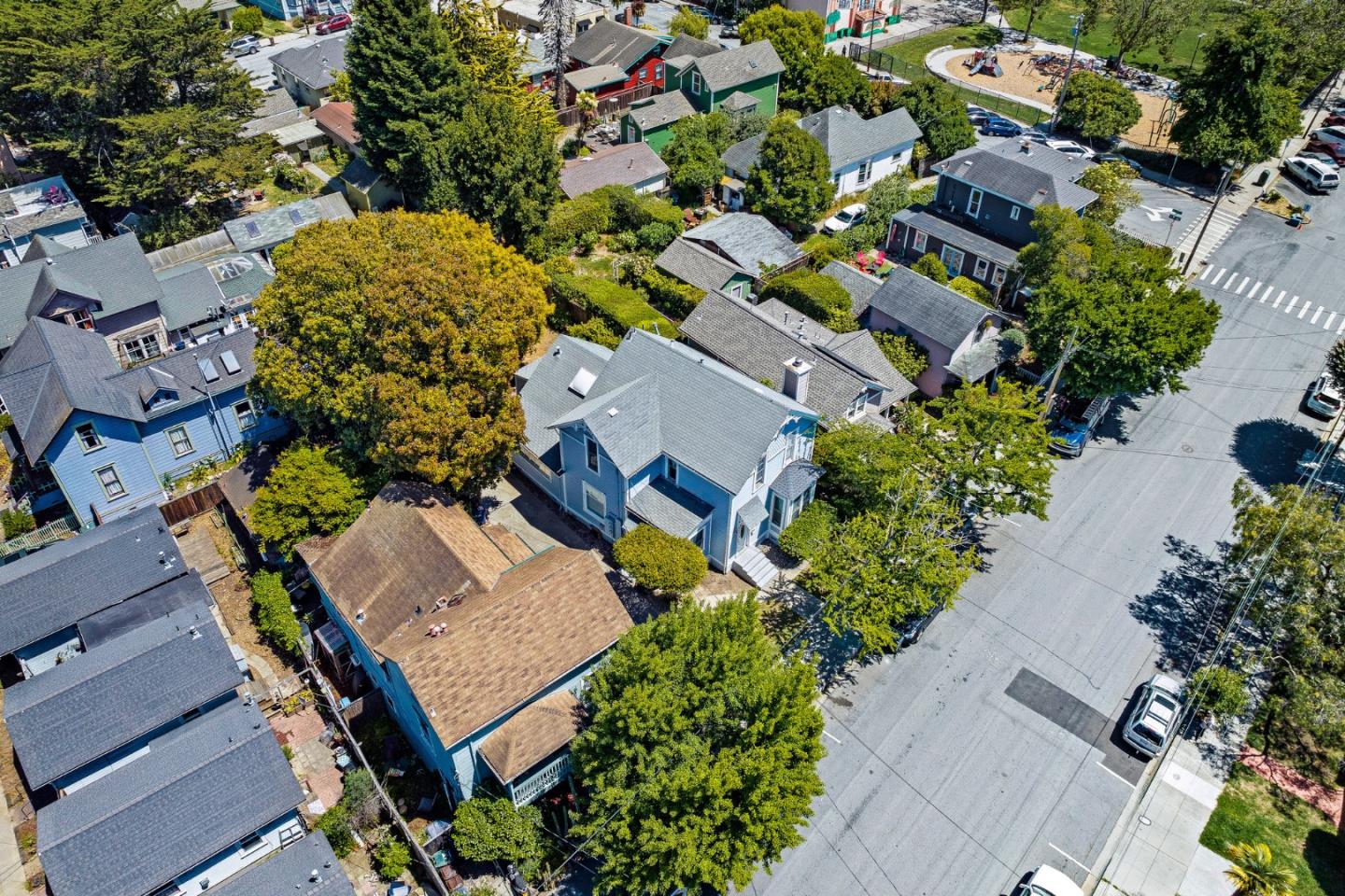 514 Washington Street Santa Cruz, CA 95060 - Photo 11 of 25 an aerial view of a swimming pool with outdoor seating