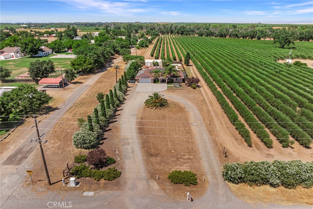 23446 Capay Road Corning, CA 96021 - Photo 55 of 64 an aerial view of a house with a yard