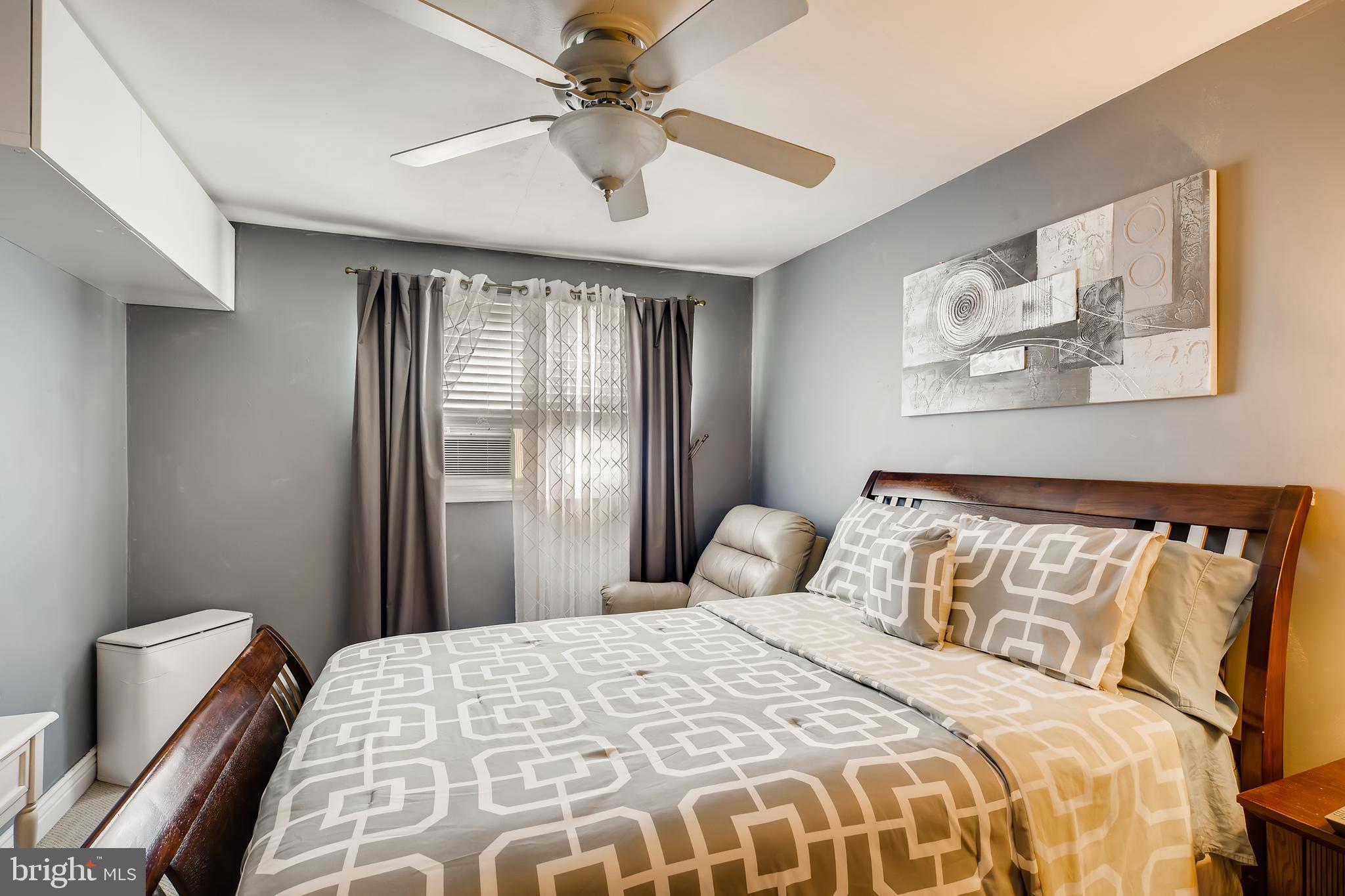 1108 Halstead Road Parkville, MD 21234 - Photo 14 of 28 Primary Bedroom w/ Ceiling Fan