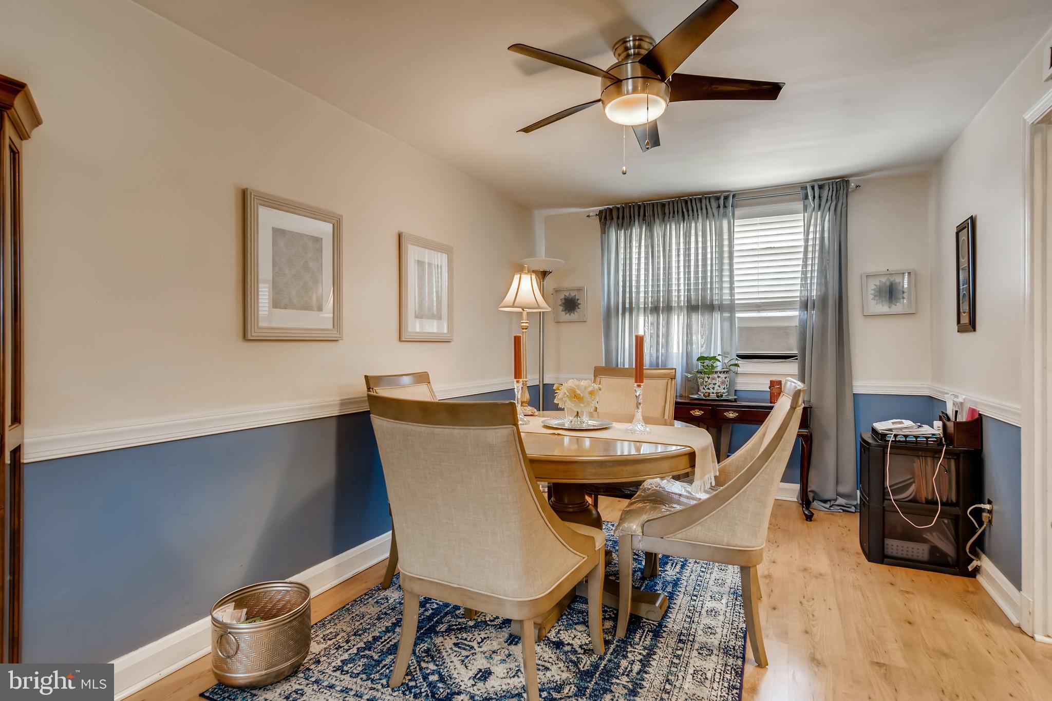1108 Halstead Road Parkville, MD 21234 - Photo 8 of 28 Separate Dining Room w/ Table Space & Ceiling Fan