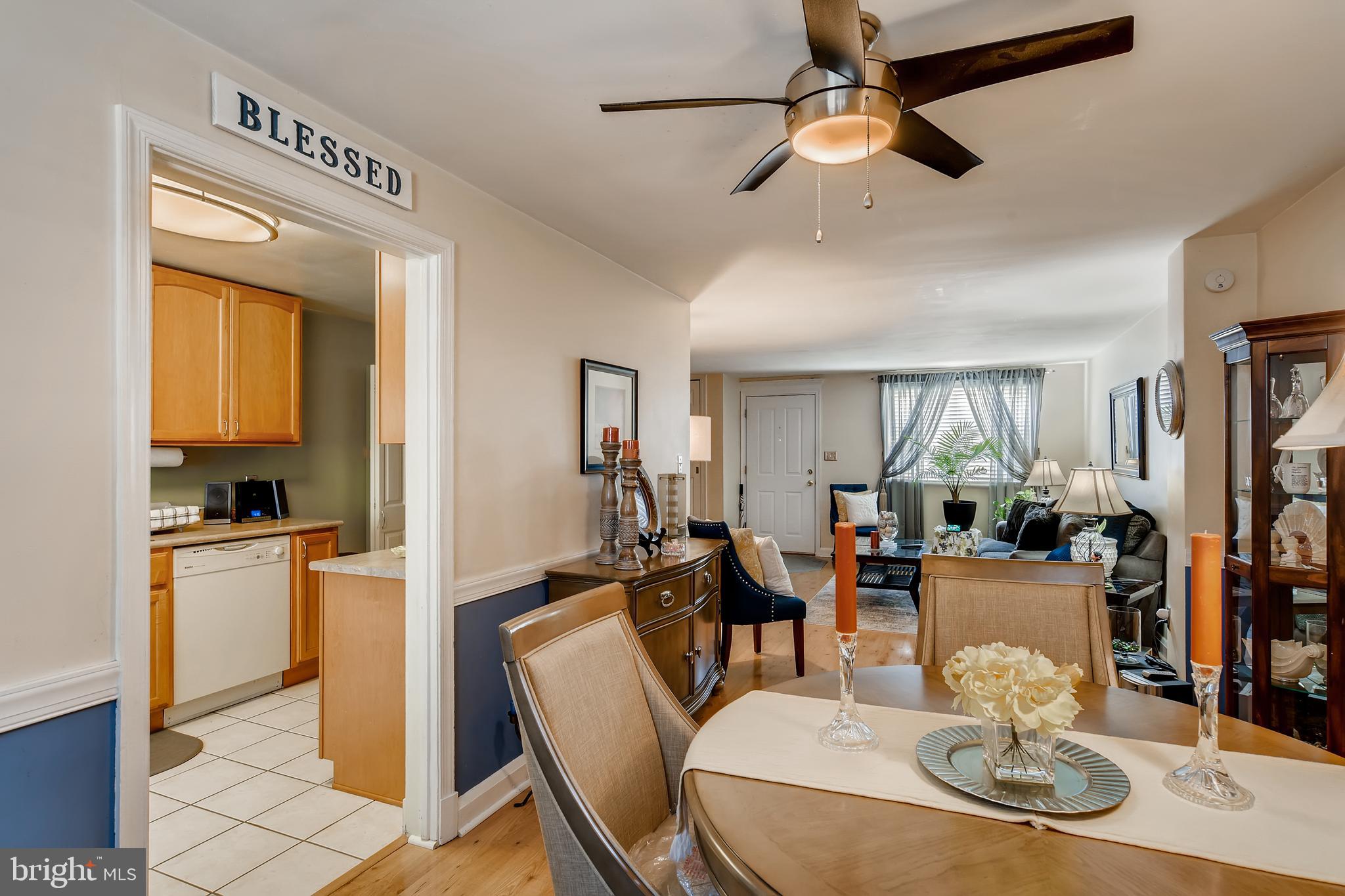1108 Halstead Road Parkville, MD 21234 - Photo 9 of 28 Separate Dining Room w/ Table Space & Ceiling Fan