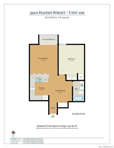 $590,000 | 3910 Haines Street, Unit 106, San Diego, CA 92109