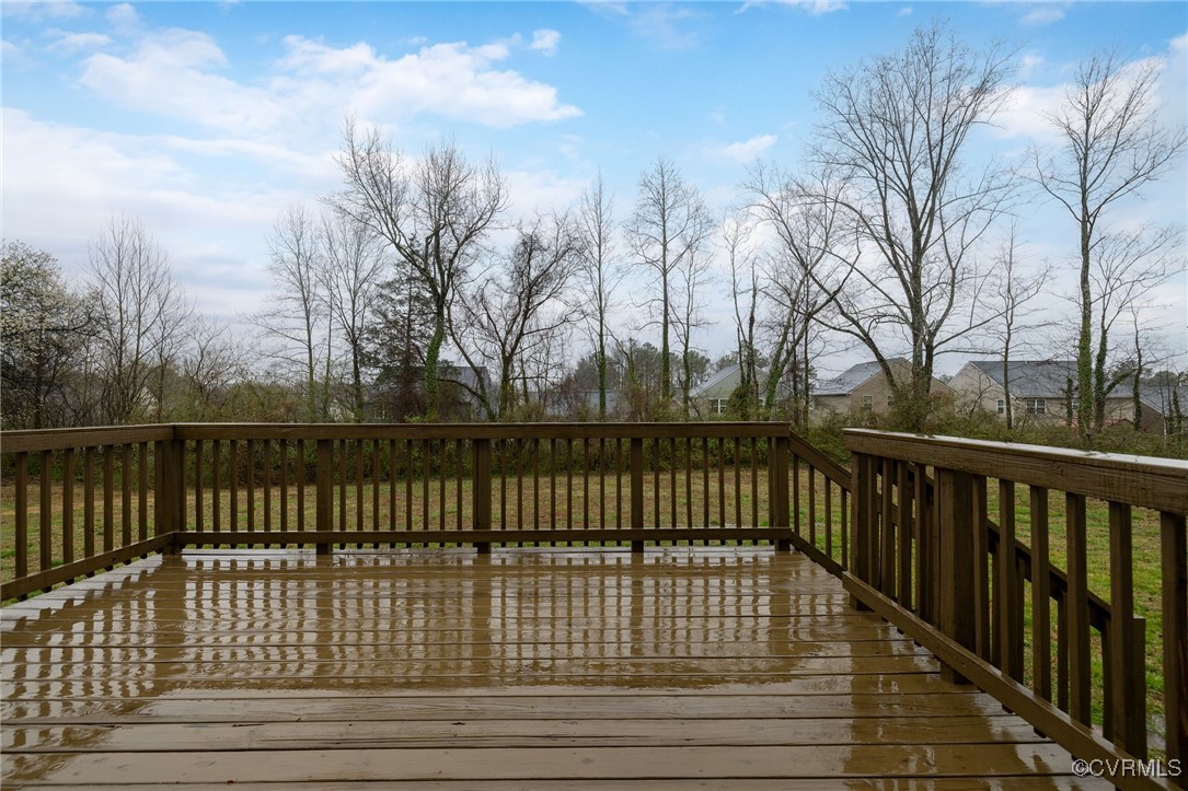 5125 Glenbeigh Road Richmond, VA 23234 - Photo 36 of 40 a view of a wooden roof deck