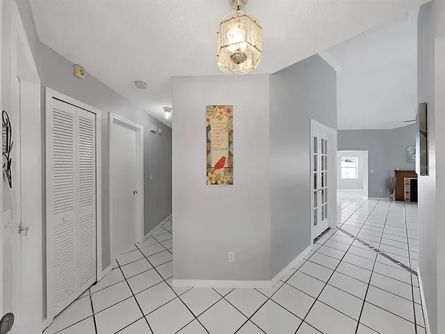 a view of livingroom with kitchen