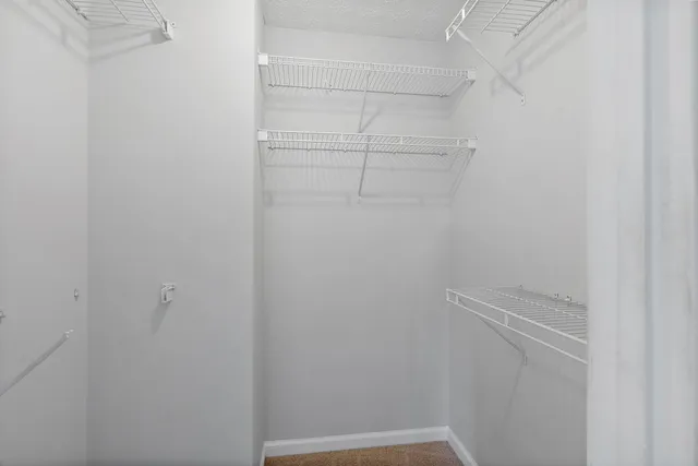 a view of a closet