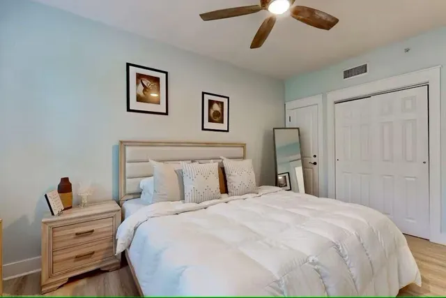 a view of building with street