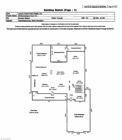 $1,375,000 | 409 Brookberry Farm Circle, Winston-Salem, NC 27106