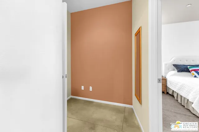 a view of bedroom and bedroom with a bed