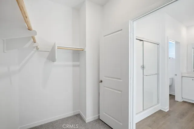 a view of closet area