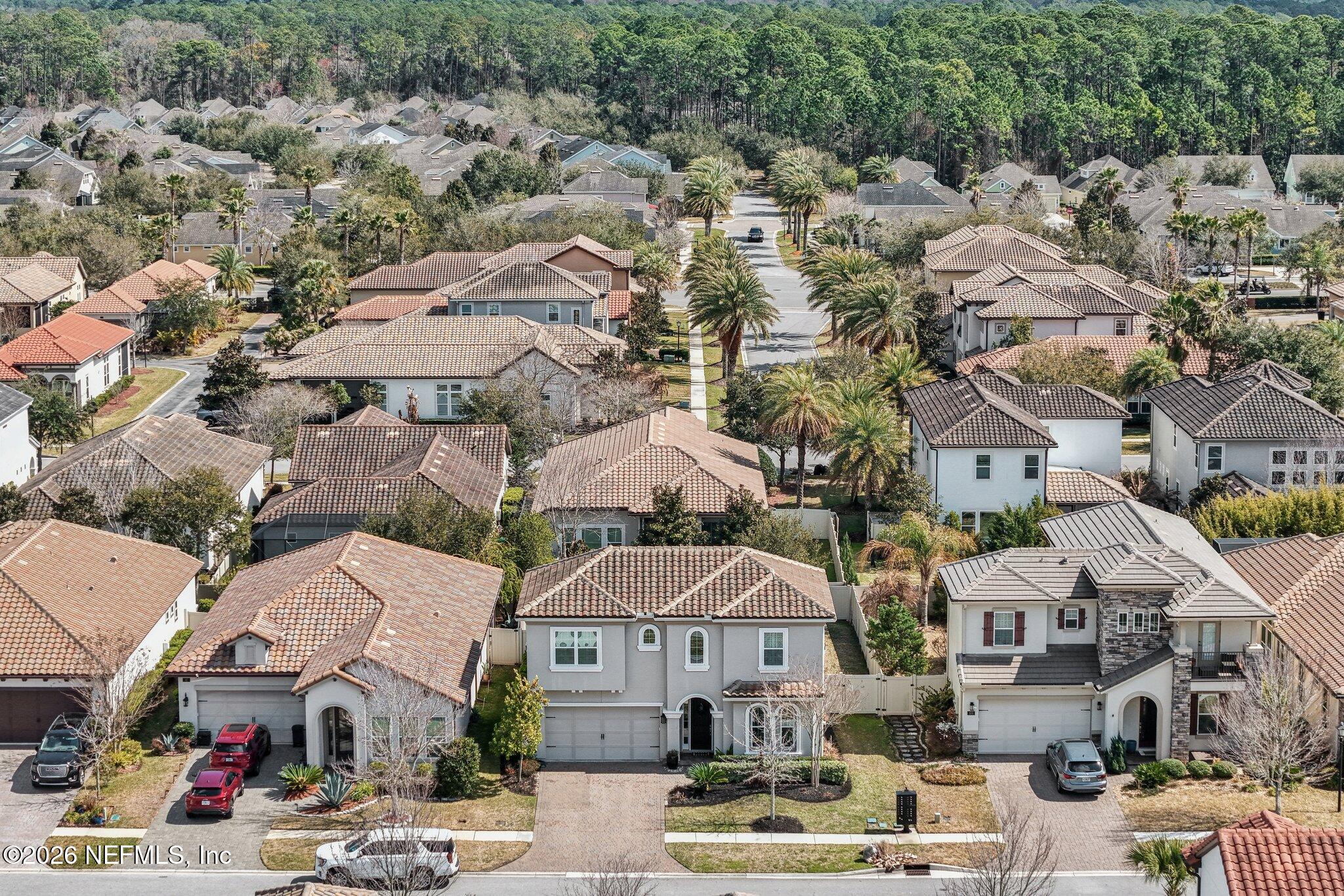97 Rialto Drive Ponte Vedra, FL 32081 - Photo 35 of 48 an aerial view of residential houses with open green space