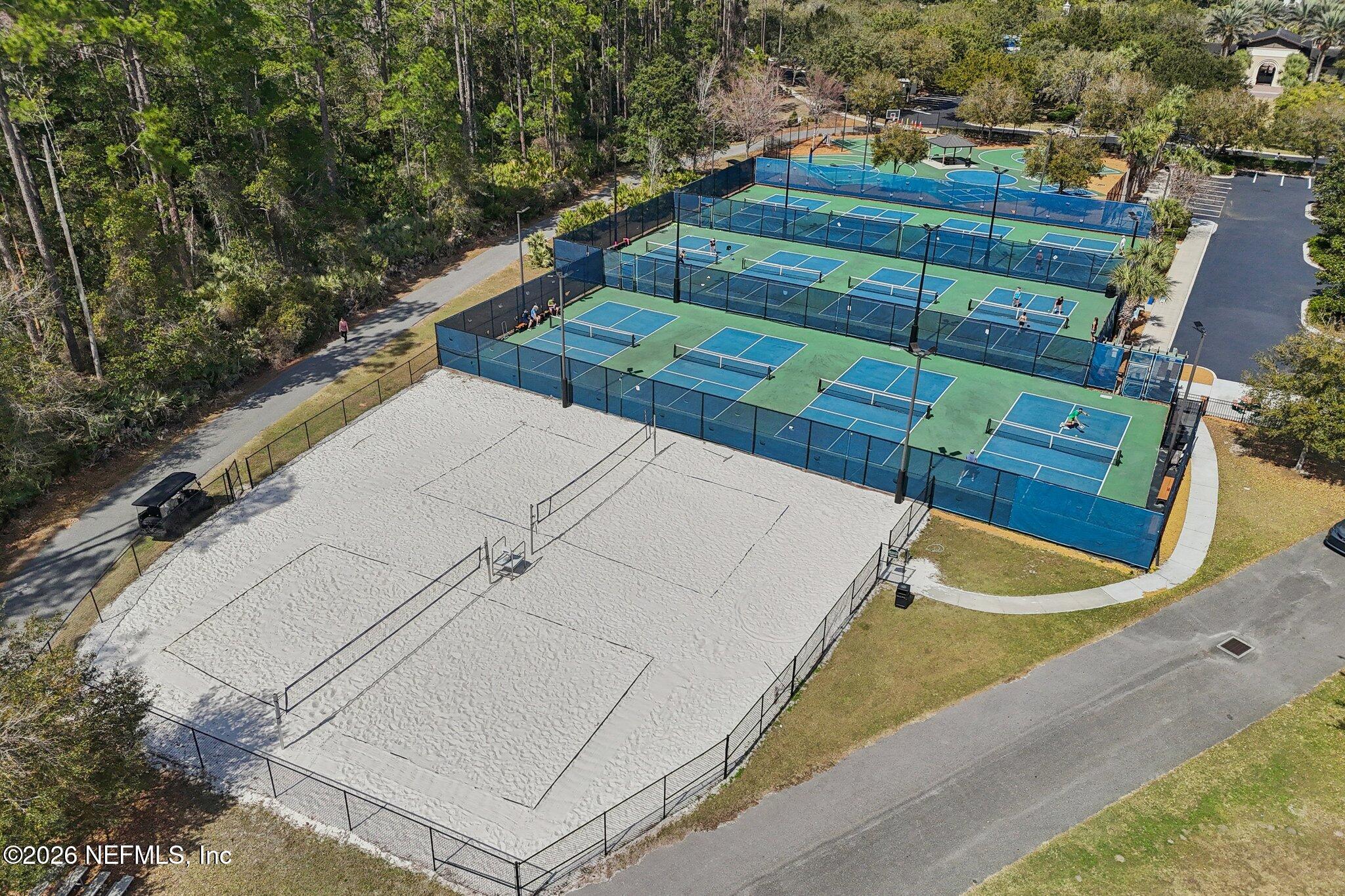 97 Rialto Drive Ponte Vedra, FL 32081 - Photo 38 of 48 an aerial view of a house with a yard