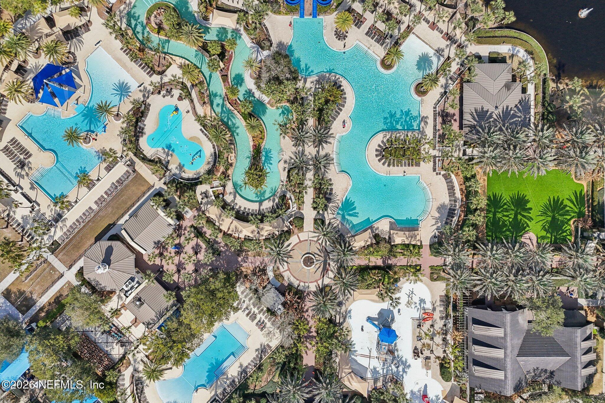 97 Rialto Drive Ponte Vedra, FL 32081 - Photo 45 of 48 an aerial view of a highlighted house