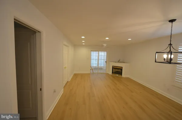 a view of a livingroom with a window