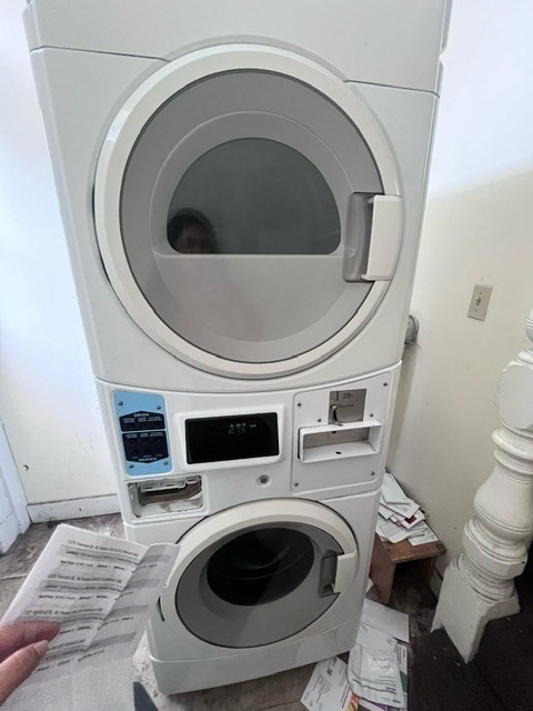 1576 Tremont Street, Unit 2 Boston, MA 02120 - Photo 13 of 13 a utility room with dryer and washer