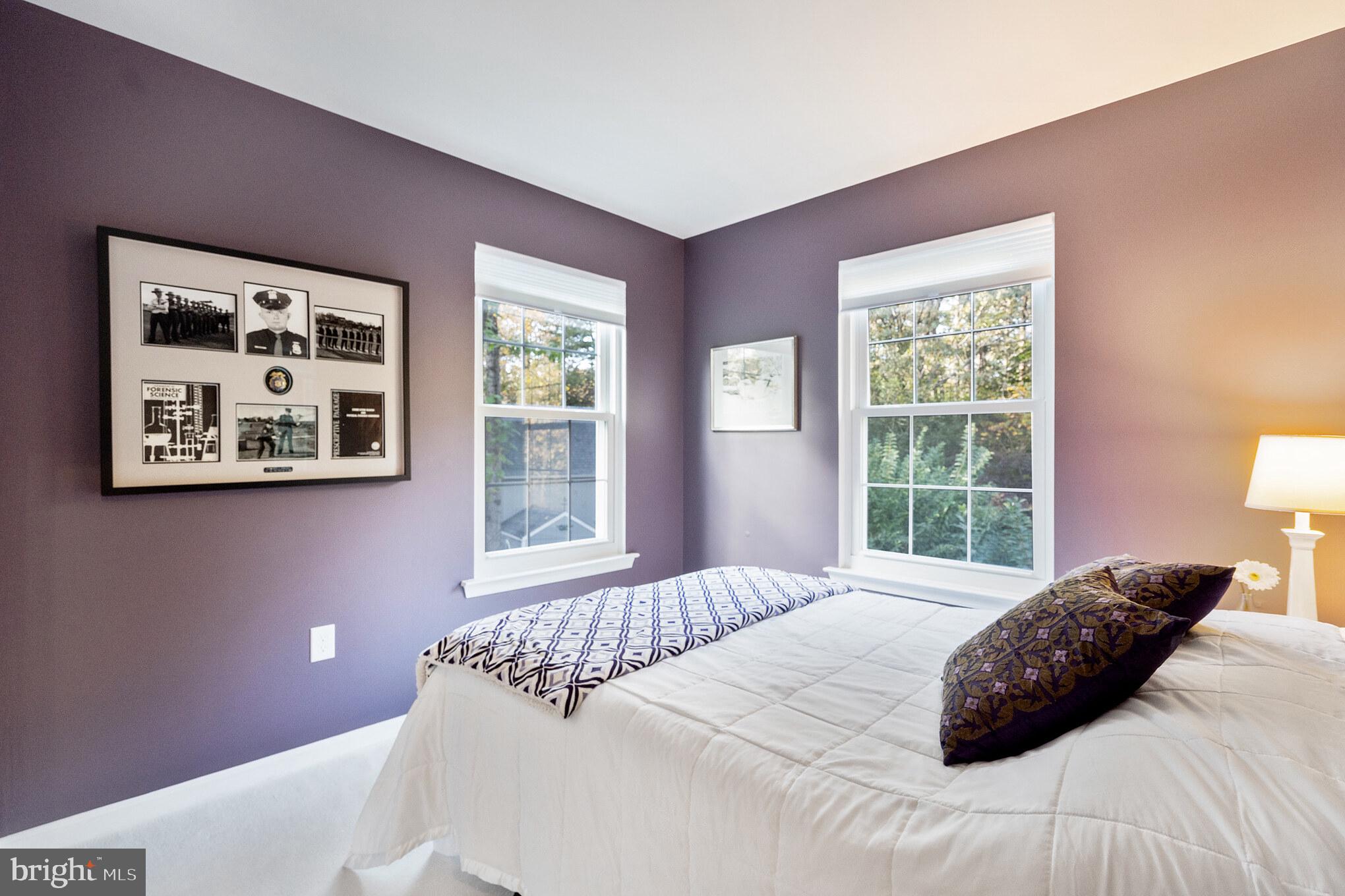 1965 Kings Landing Road Huntingtown, MD 20639 - Photo 20 of 46 Bedroom 1 with corner windows to yard.
