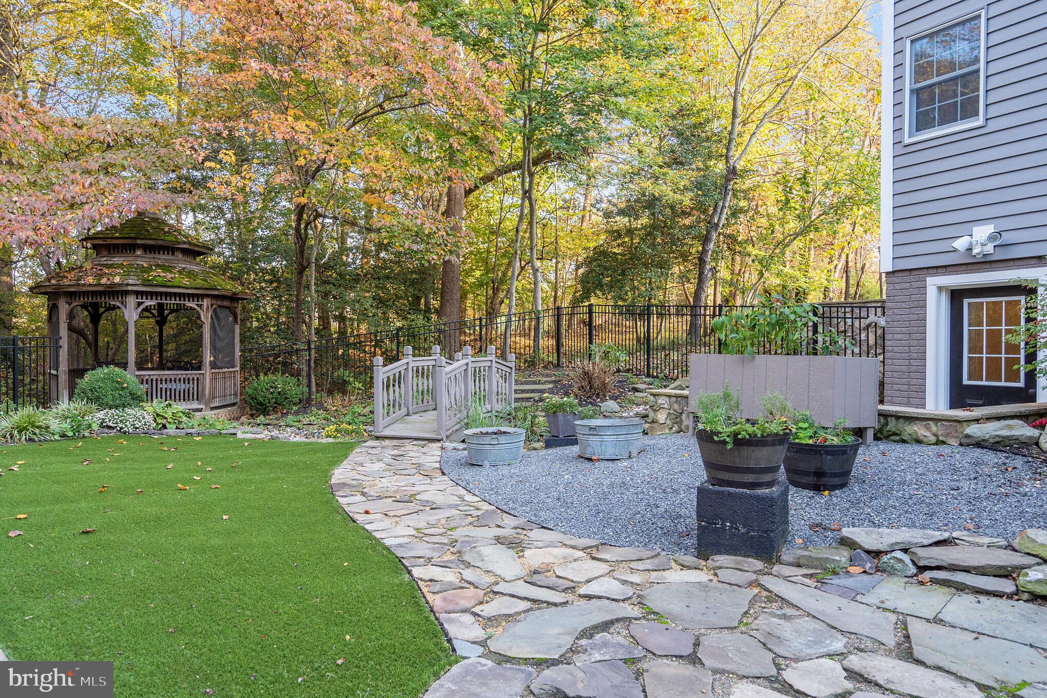 1965 Kings Landing Road Huntingtown, MD 20639 - Photo 41 of 46 Flex area, gazebo on edge of woods, gardens.