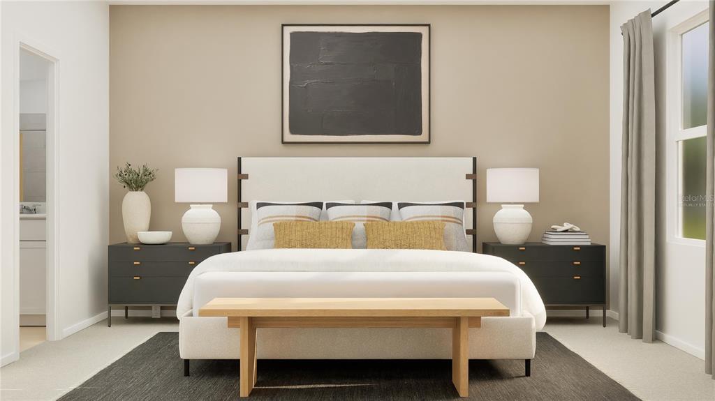 5629 Banyan Bay Road St. Cloud, FL 34771 - Photo 18 of 35 a bedroom with a bed and a table