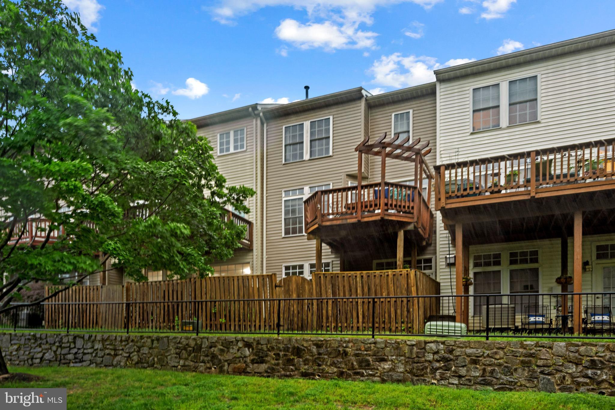 6660 Debra Lu Way Springfield, VA 22150 - Photo 36 of 37 Backs to trees, deck with trellis - private oasis