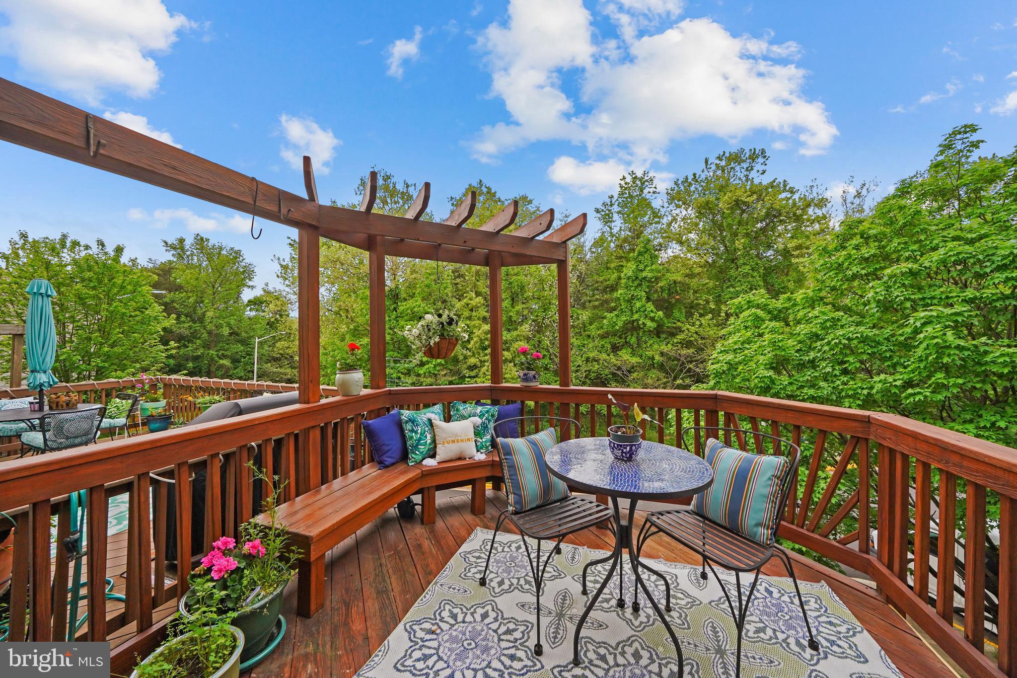 6660 Debra Lu Way Springfield, VA 22150 - Photo 6 of 37 Private deck with a view!