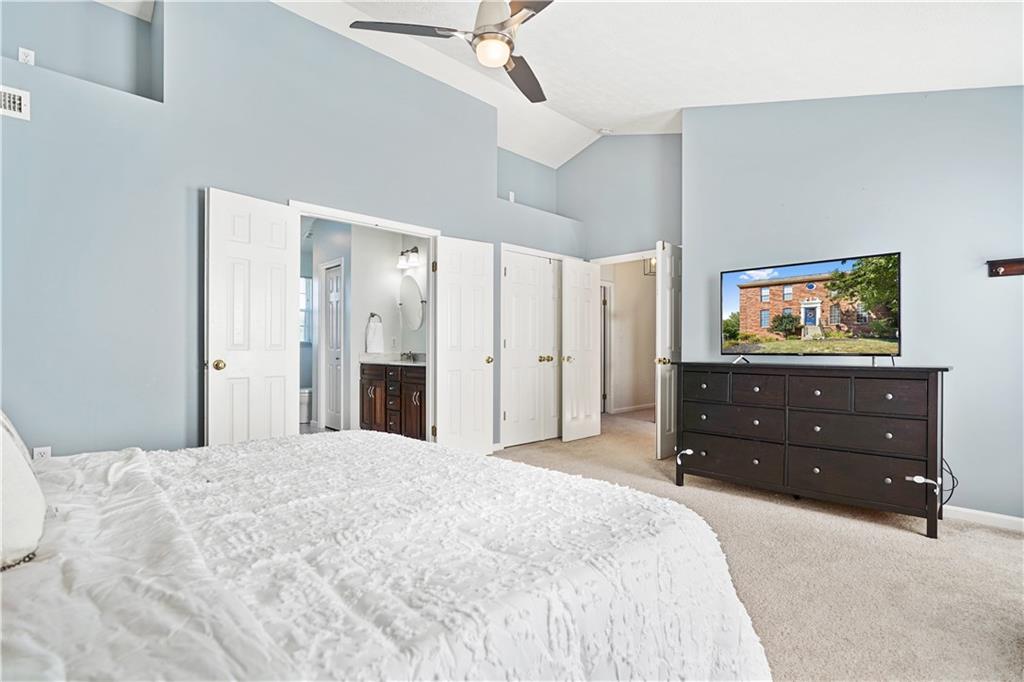 732 Venango Avenue Pittsburgh, PA 15209 - Photo 15 of 25 Upstairs is the owner's suite with its vaulted ceiling, walk in closet and en suite bath.