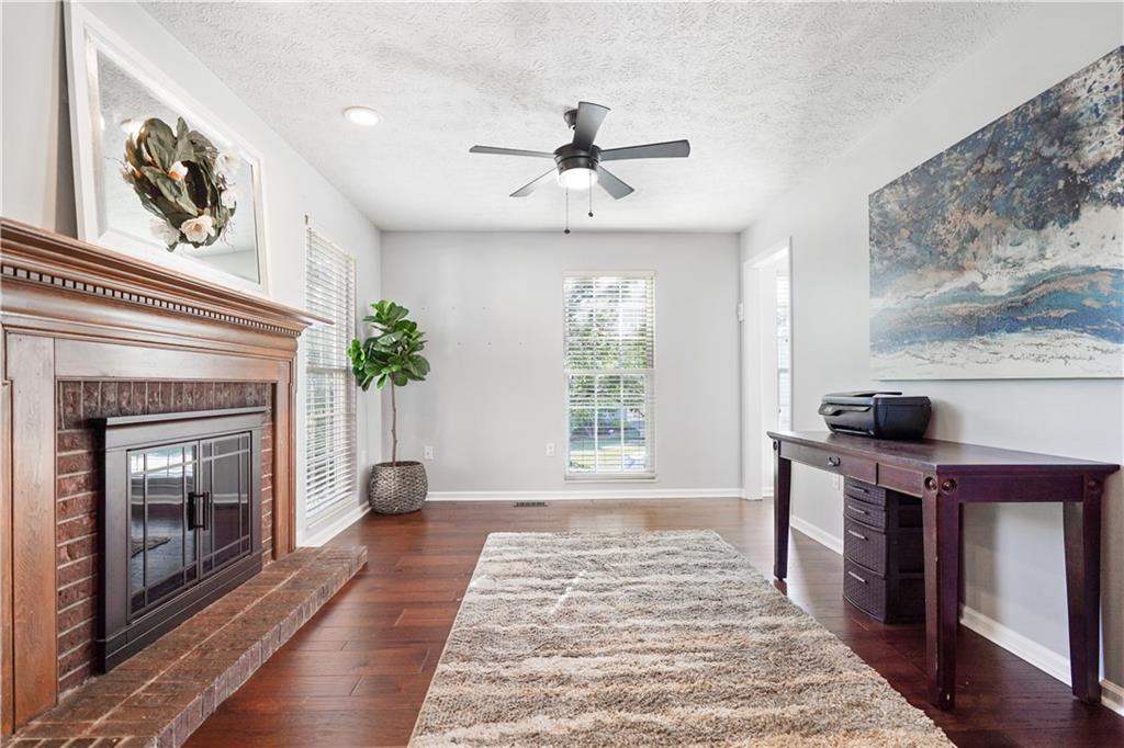 732 Venango Avenue Pittsburgh, PA 15209 - Photo 9 of 25 Just off the kitchen area is the family room with its log burning fireplace!