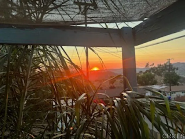 a view of a yard with an outdoor space