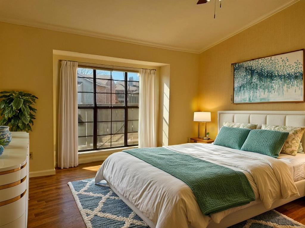 2733 Silver Creek Drive, Unit 205 Arlington, TX 76006 - Photo 6 of 13 a bedroom with a bed and a window