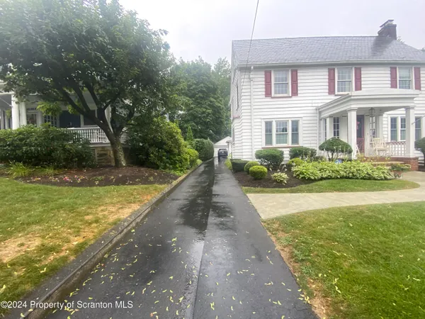a front view of house
