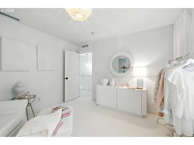 a view of backyard with green space