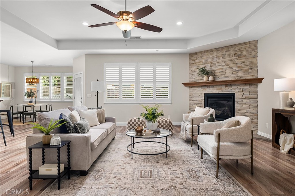 1971 Potter Road Chico, CA 95928 - Photo 15 of 59 a living room with furniture and a fireplace