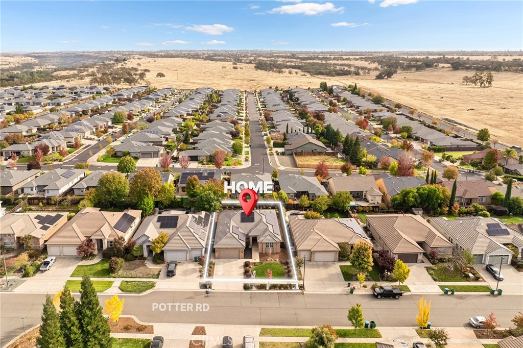 1971 Potter Road Chico, CA 95928 - Photo 55 of 59 an aerial view of residential houses with ocean