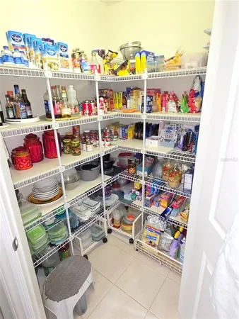 a view of a storage in a storage