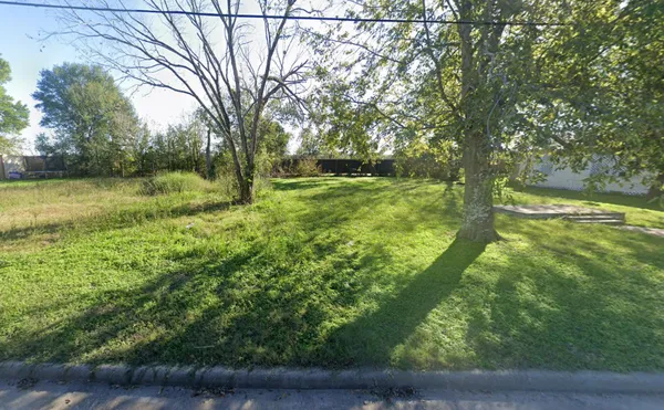 a view of yard with green space