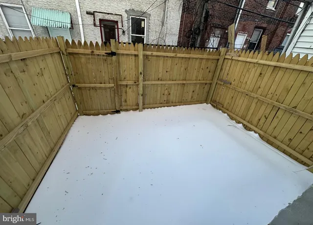 a backyard of a house